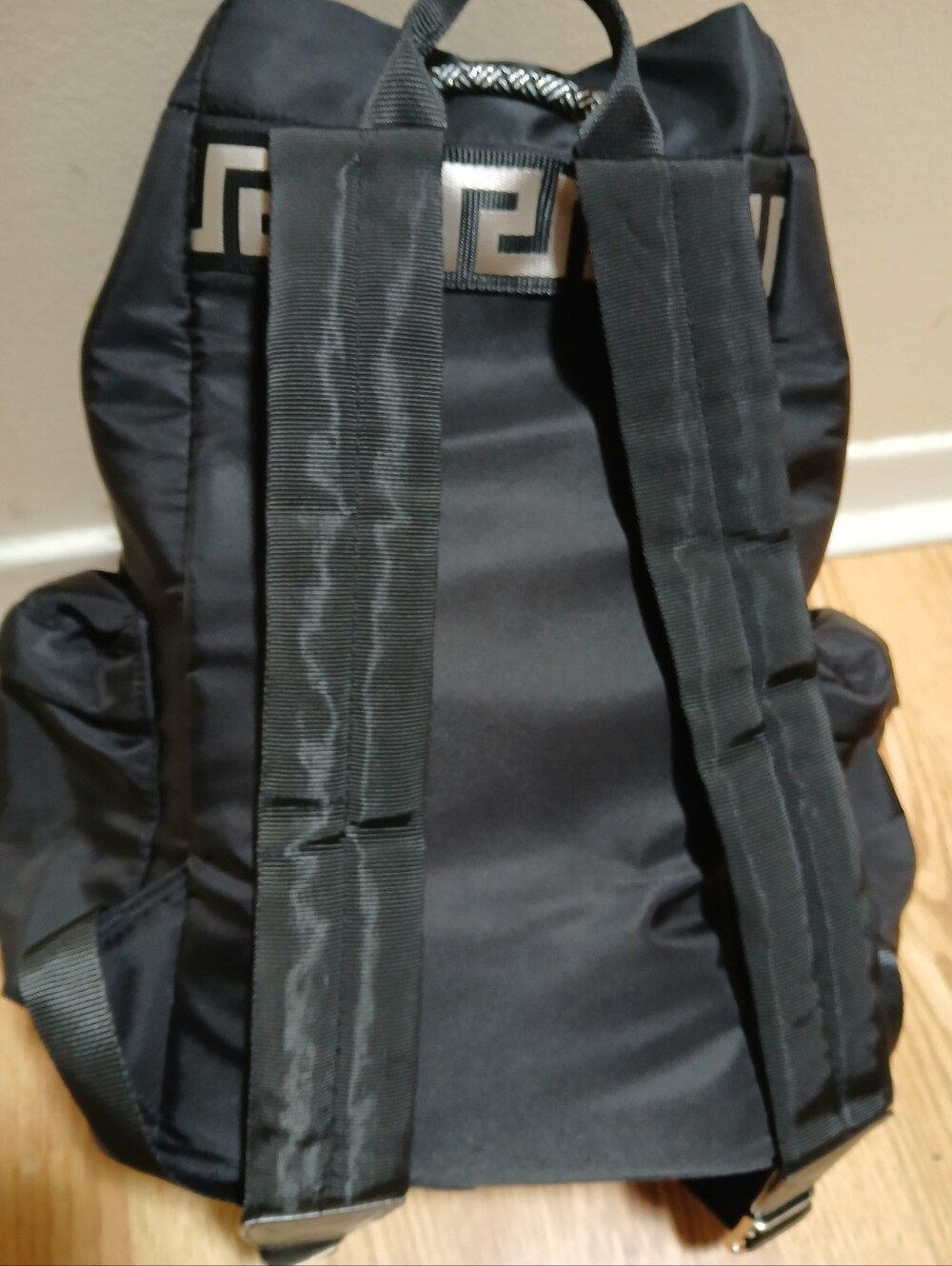 Versace Parfums Nylon Drawstring Backpack - Picture 6 of 7